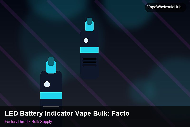 LED Battery Indicator Vape Bulk — LED Battery Indicator Vape Bulk: Factory Direct Quote | 2026 Edition photo 1