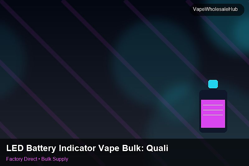LED Battery Indicator Vape Bulk — LED Battery Indicator Vape Bulk: Quality Inspection Checklist | 2026 Edition photo 2